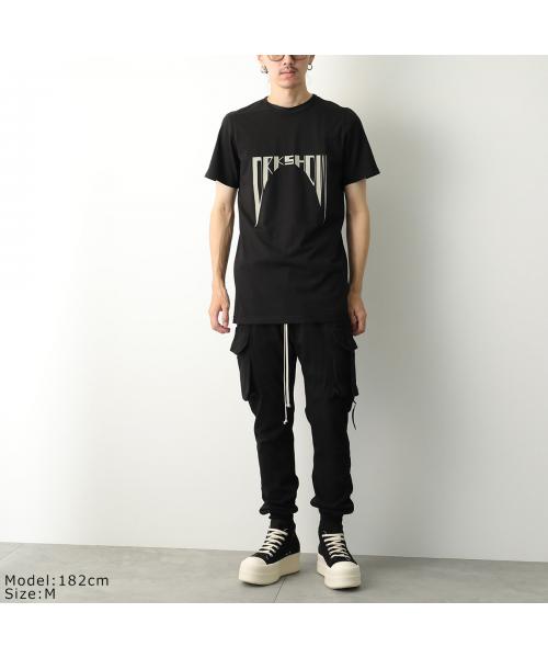 リックオウエンス ダークシャドウ Rick Owens DRKSHDW Rick Owens DRKSHDW Tシャツ LEVEL T DU02E7250 RNEP4P 半袖 (0908/BLACK-PEARL) 0908/BLACK-PEARL