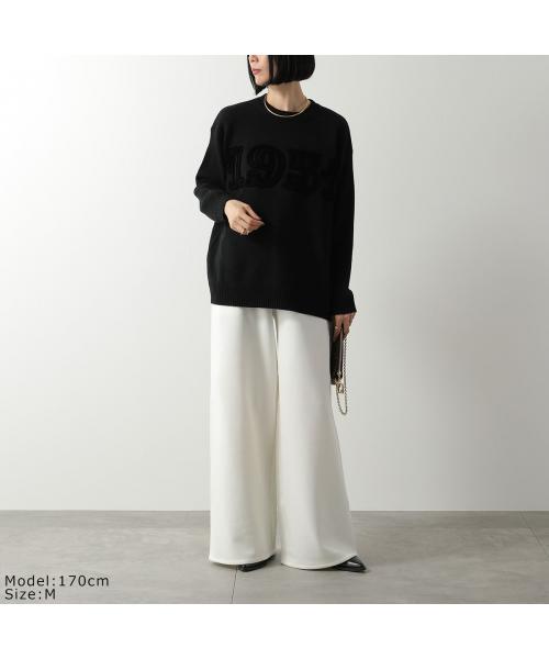 エス マックスマーラ S Max Mara S MAX MARA ワイドパンツ MERLOT ストレッチ (001/オフホワイト) 001/オフホワイト