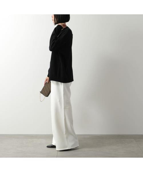 エス マックスマーラ S Max Mara S MAX MARA ワイドパンツ MERLOT ストレッチ (001/オフホワイト) 001/オフホワイト