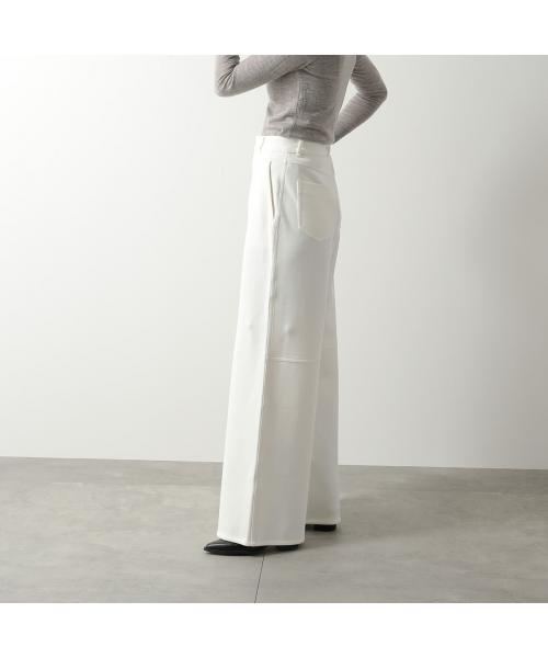 エス マックスマーラ S Max Mara S MAX MARA ワイドパンツ MERLOT ストレッチ (001/オフホワイト) 001/オフホワイト