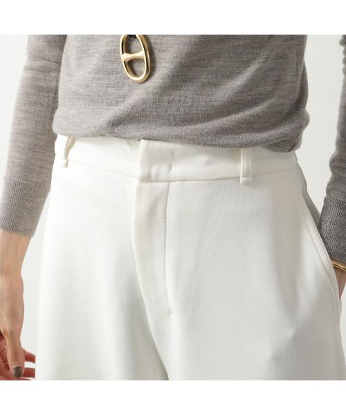 エス マックスマーラ S Max Mara S MAX MARA ワイドパンツ MERLOT ストレッチ (001/オフホワイト) 001/オフホワイト