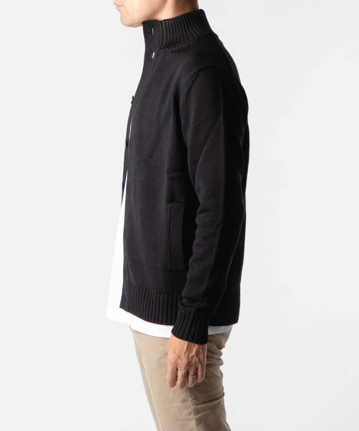 ザノーネ ZANONE ザノーネ ZANONE 810100 - ZR229 カーディガン CHIOTO メンズ トップス 長袖 ニットジャケット キョート メリノウール 5ゲージ ミドルゲージ スタン (ライトブルー) ライトブルー