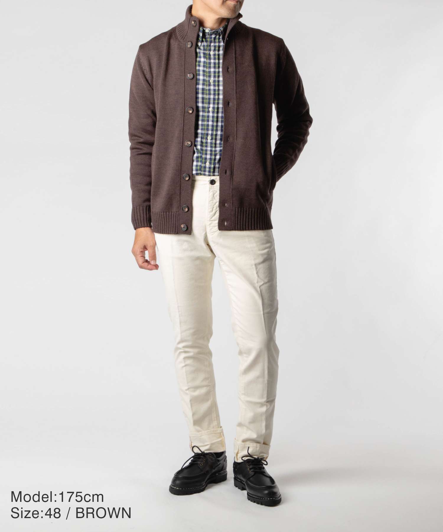 ザノーネ ZANONE ザノーネ ZANONE 810100 - ZR229 カーディガン CHIOTO メンズ トップス 長袖 ニットジャケット キョート メリノウール 5ゲージ ミドルゲージ スタン (ライトブルー) ライトブルー