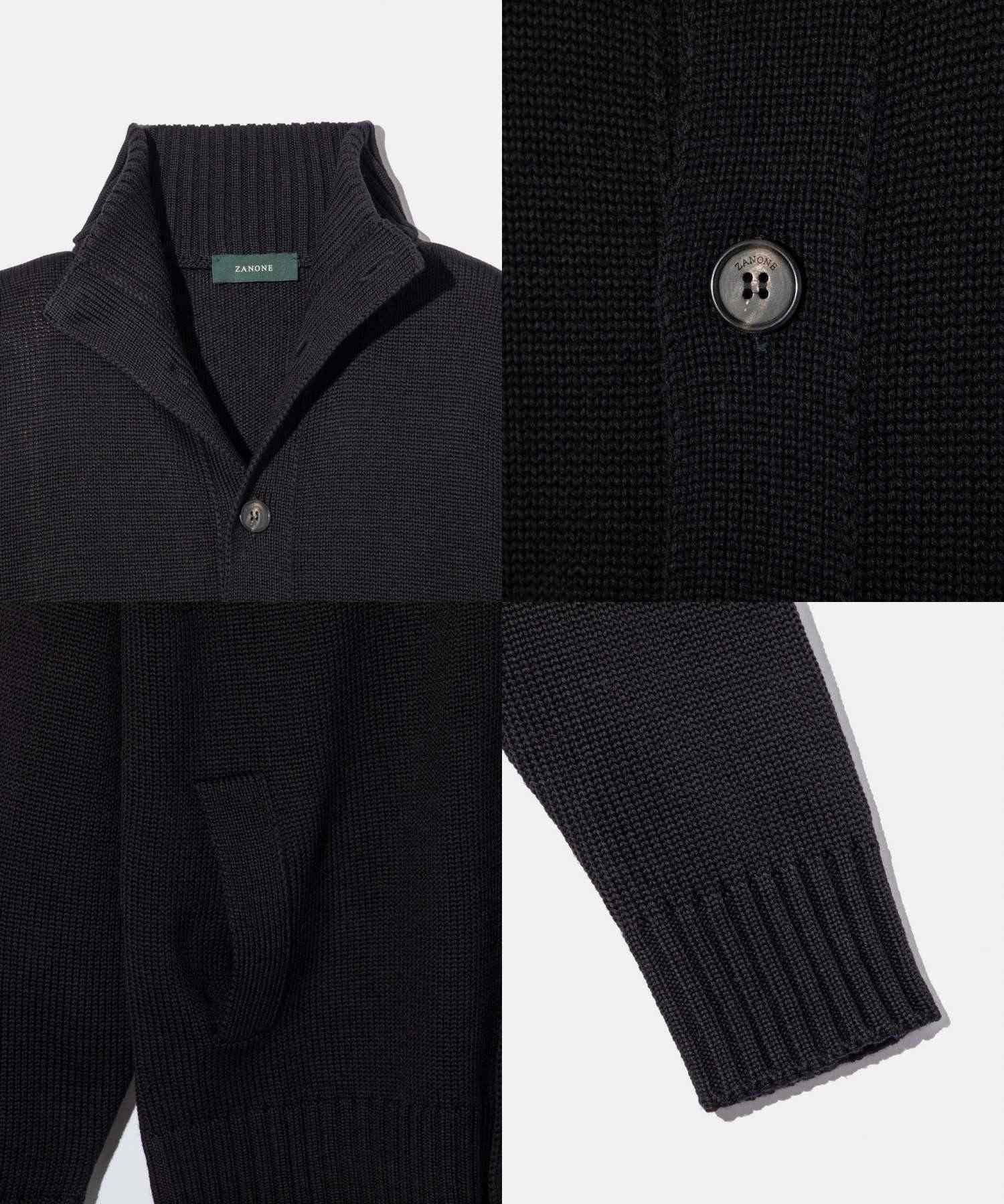 ザノーネ ZANONE ザノーネ ZANONE 810100 - ZR229 カーディガン CHIOTO メンズ トップス 長袖 ニットジャケット キョート メリノウール 5ゲージ ミドルゲージ スタン (ライトブルー) ライトブルー