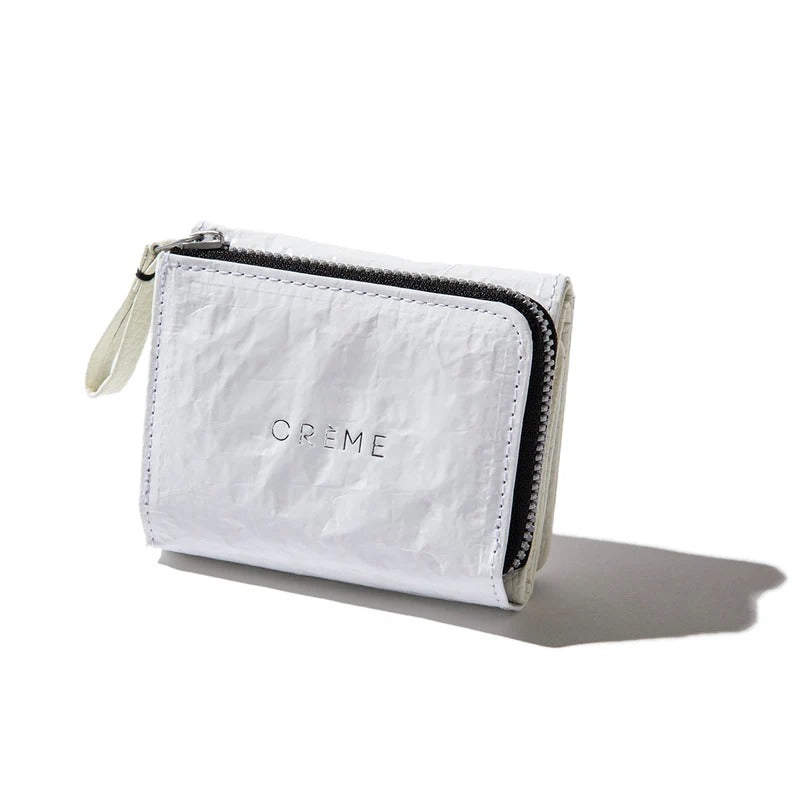 ムク プリュ クレム muku + CRE'ME ウォレット ウィズ コインケース(wallet with coin case) (WHITE) WHITE