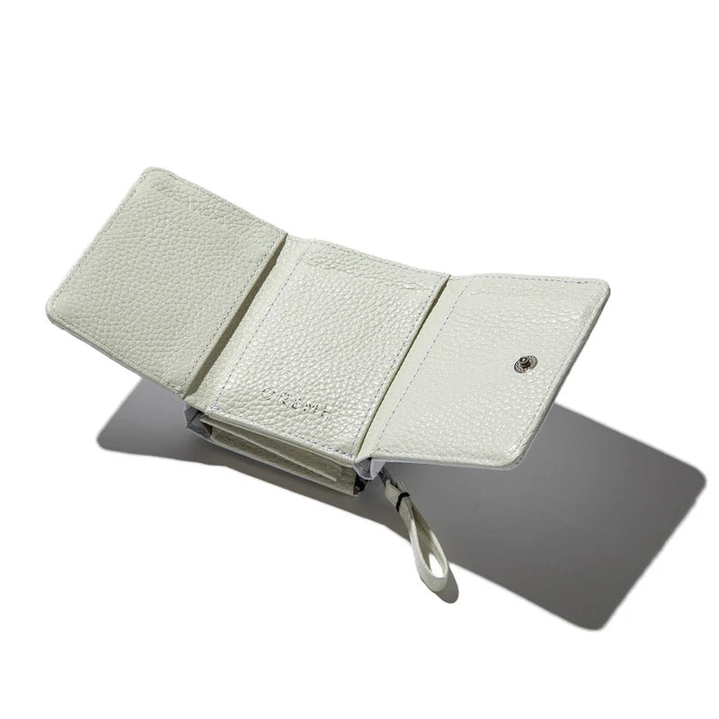 ムク プリュ クレム muku + CRE'ME ウォレット ウィズ コインケース(wallet with coin case) (WHITE) WHITE