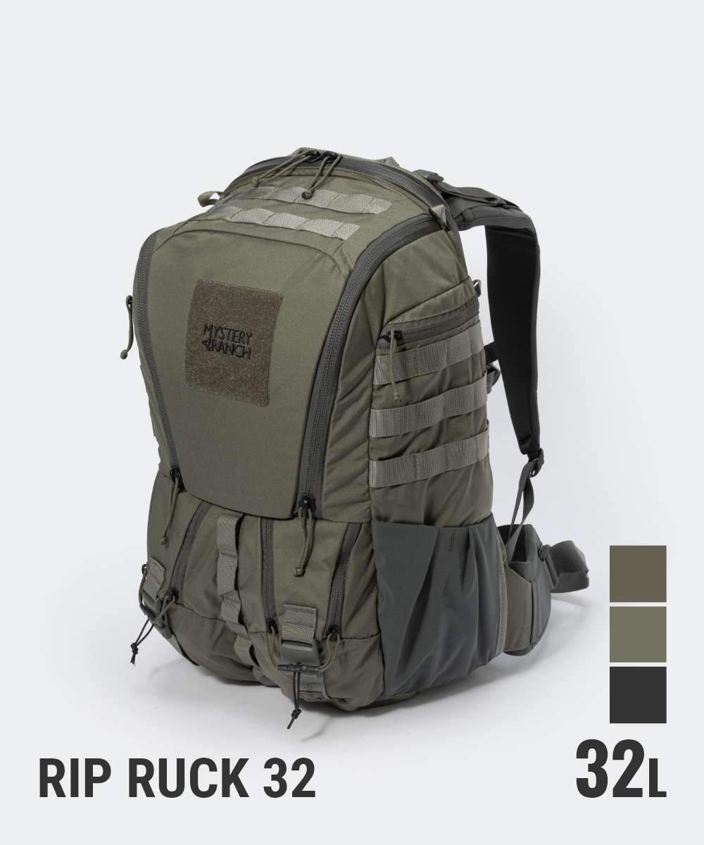 ミステリーランチ MYSTERY RANCH RIP RUCK 32 バックパック メンズ バック リュックサック タウンユース (ブラック) ブラック