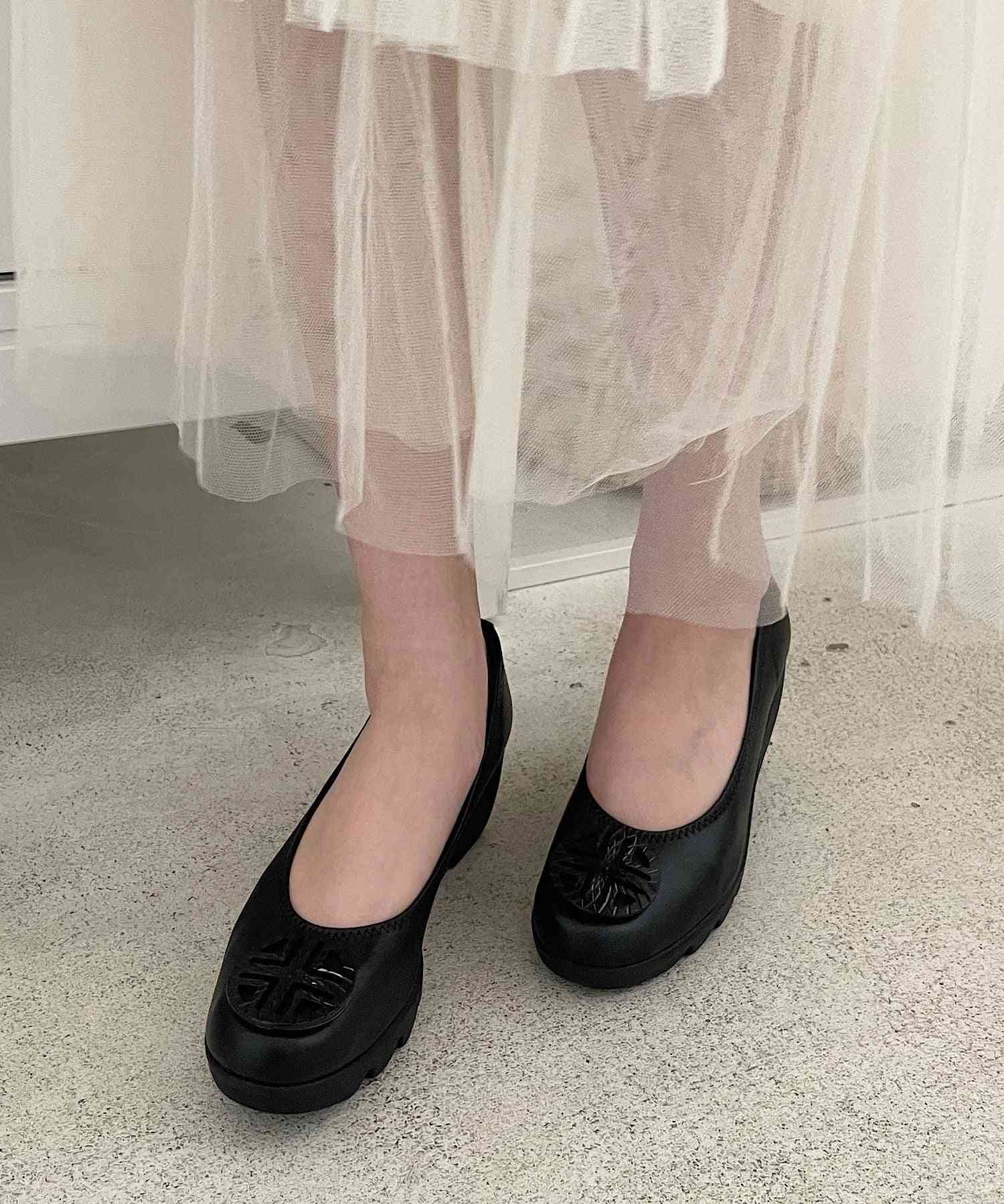 ショップニコニコ ShopNikoNiko 日本製 究極の履き心地 ウェッジソールパンプス【即納】パンプス 痛くない コンフォートシューズ 低反発 ファーストコンタクト 美脚 厚底 レディース オフィス