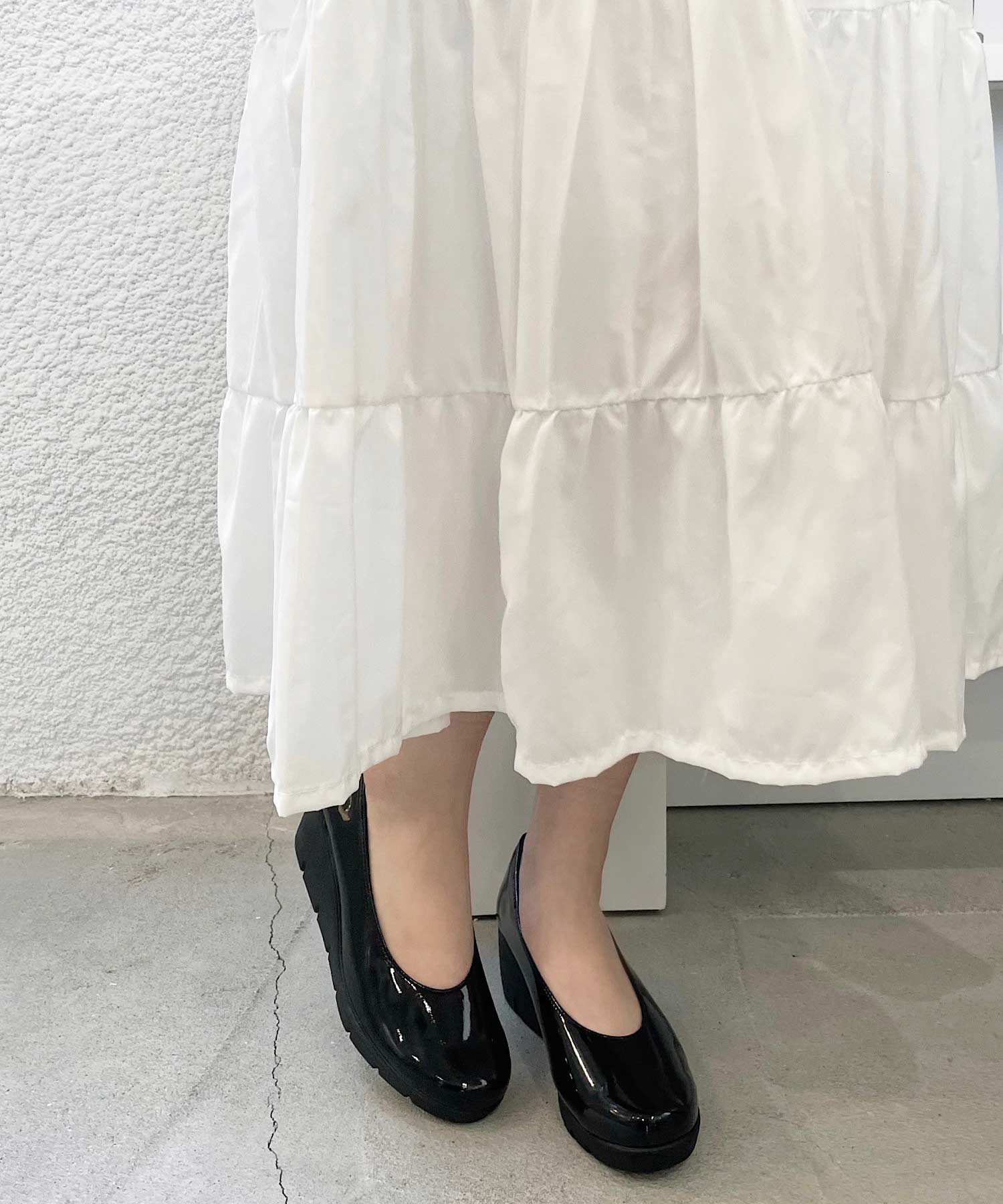 ショップニコニコ ShopNikoNiko 日本製 究極的穿著舒適感 鞋跟平底鞋 【即時發貨】鞋子 包鞋 招聘 就業 通勤 簡約 日本製 媽媽觸感