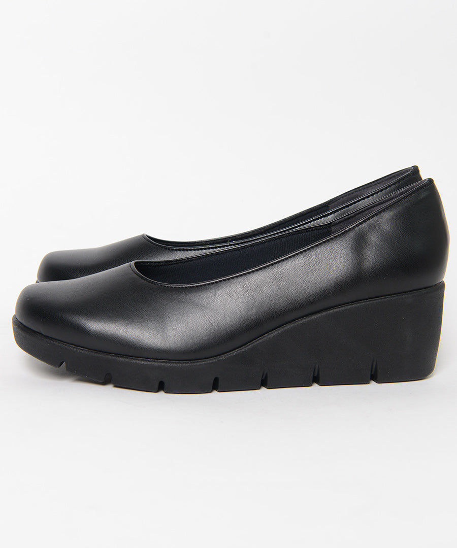 ショップニコニコ ShopNikoNiko 日本製 究極的穿著舒適感 鞋跟平底鞋 【即時發貨】鞋子 包鞋 招聘 就業 通勤 簡約 日本製 媽媽觸感