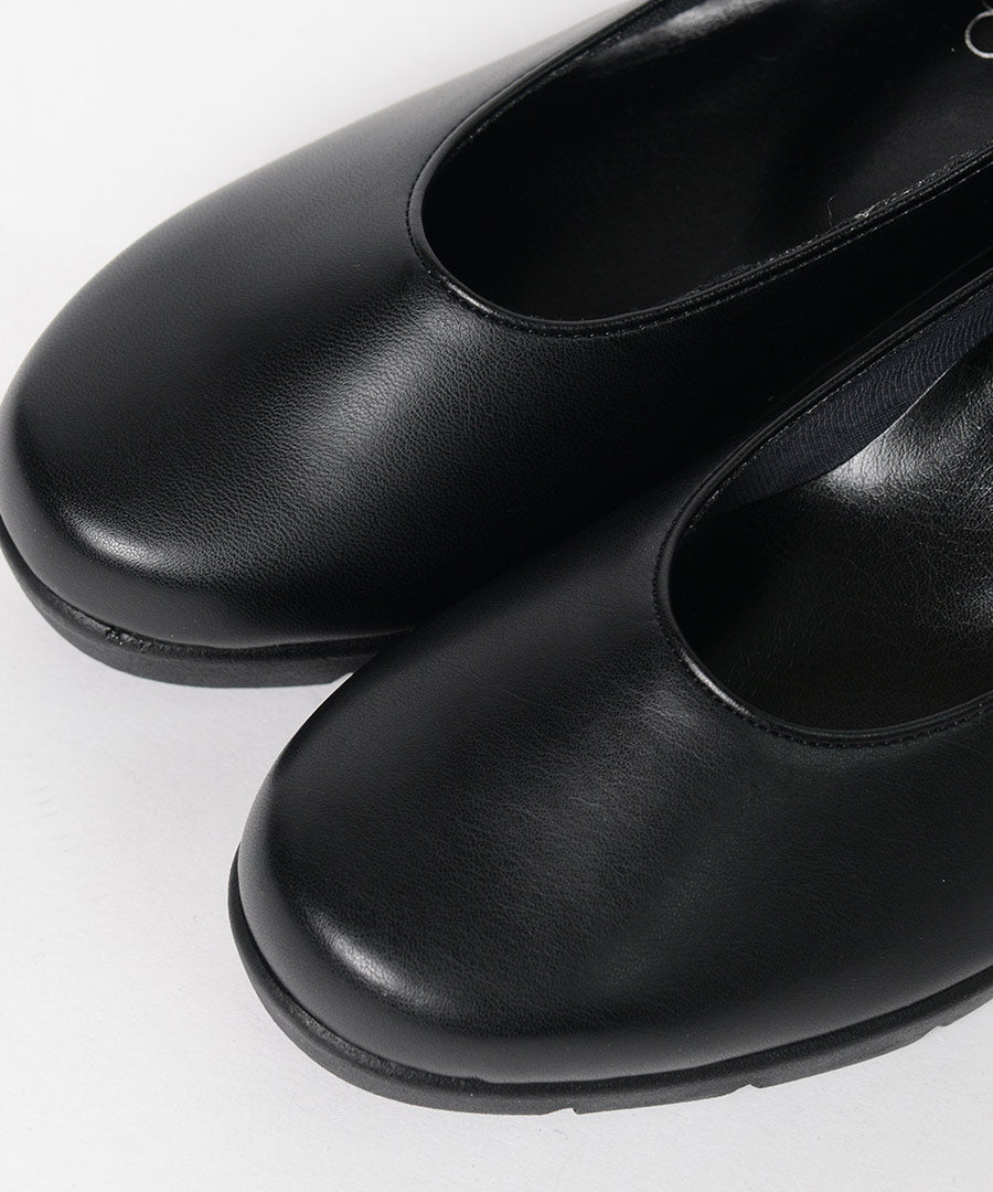 ショップニコニコ ShopNikoNiko 日本製 究極的穿著舒適感 鞋跟平底鞋 【即時發貨】鞋子 包鞋 招聘 就業 通勤 簡約 日本製 媽媽觸感