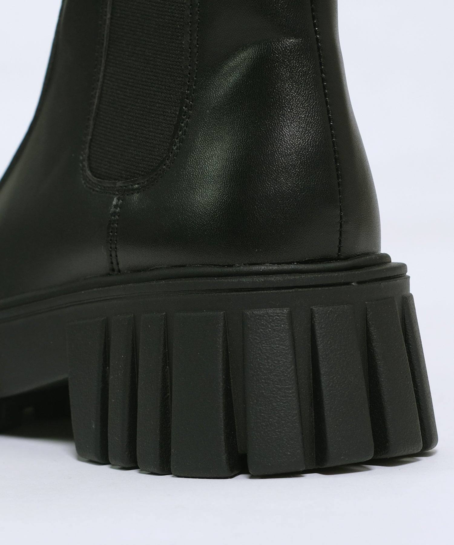 ショップニコニコ ShopNikoNiko ボリュームソール 厚底サイドゴア チェルシーブーツ【11月初旬】韓国ファッション 韓国カジュアル シューズ 靴 ブーツ トラックソール 楽ちん 歩きやすい