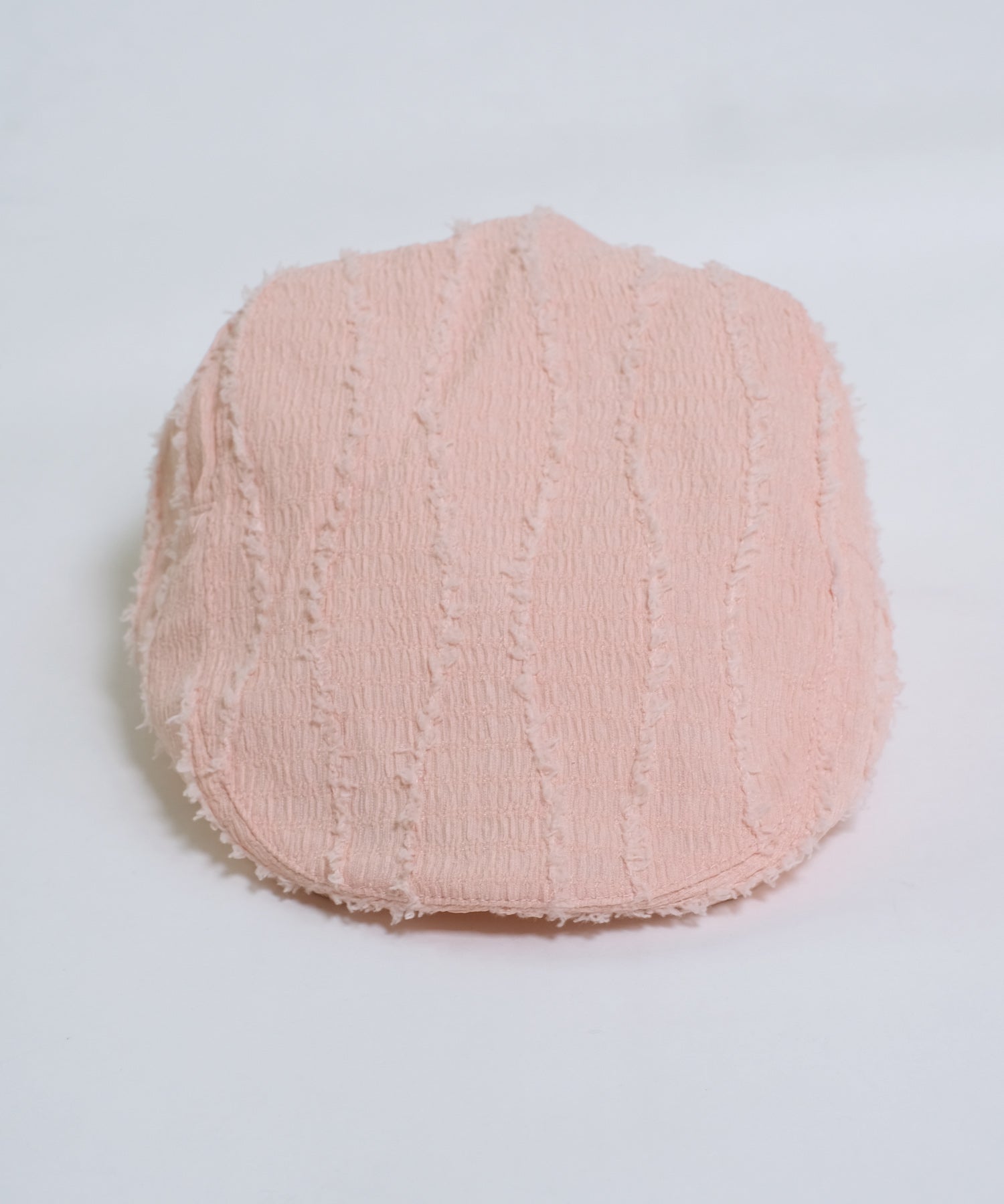 ショップニコニコ ShopNikoNiko ストライプフリンジ ハンチング帽 【即納】韓国カジュアル 韓国ガーリー ワンホンファッション オルチャンファッション フリンジ加工 サイズ調節可能 紫外線対策 UV対策 (ブラック) ブラック