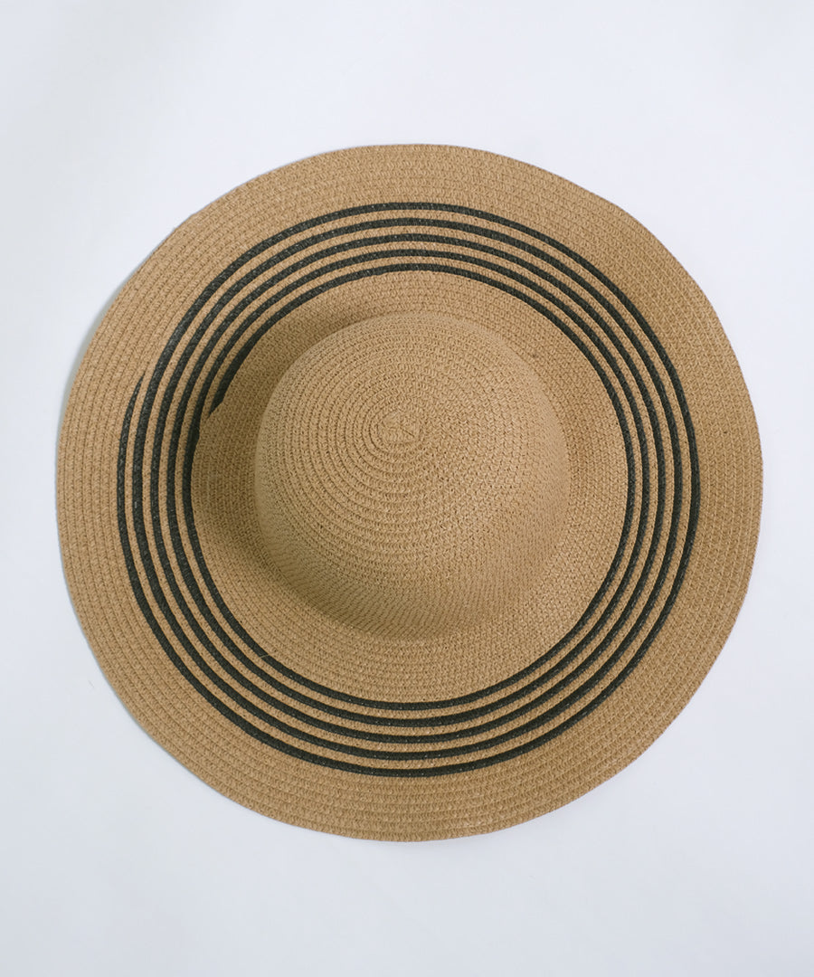 ショップニコニコ ShopNikoNiko つば広 ペーパー編み 麦わら帽子【即納】韓国カジュアル アウトドア キャンプ 海 ビーチ リゾート プール 帽子 ペーパーハット ストローハット ハット ストロー編み (ブラウン) ブラウン