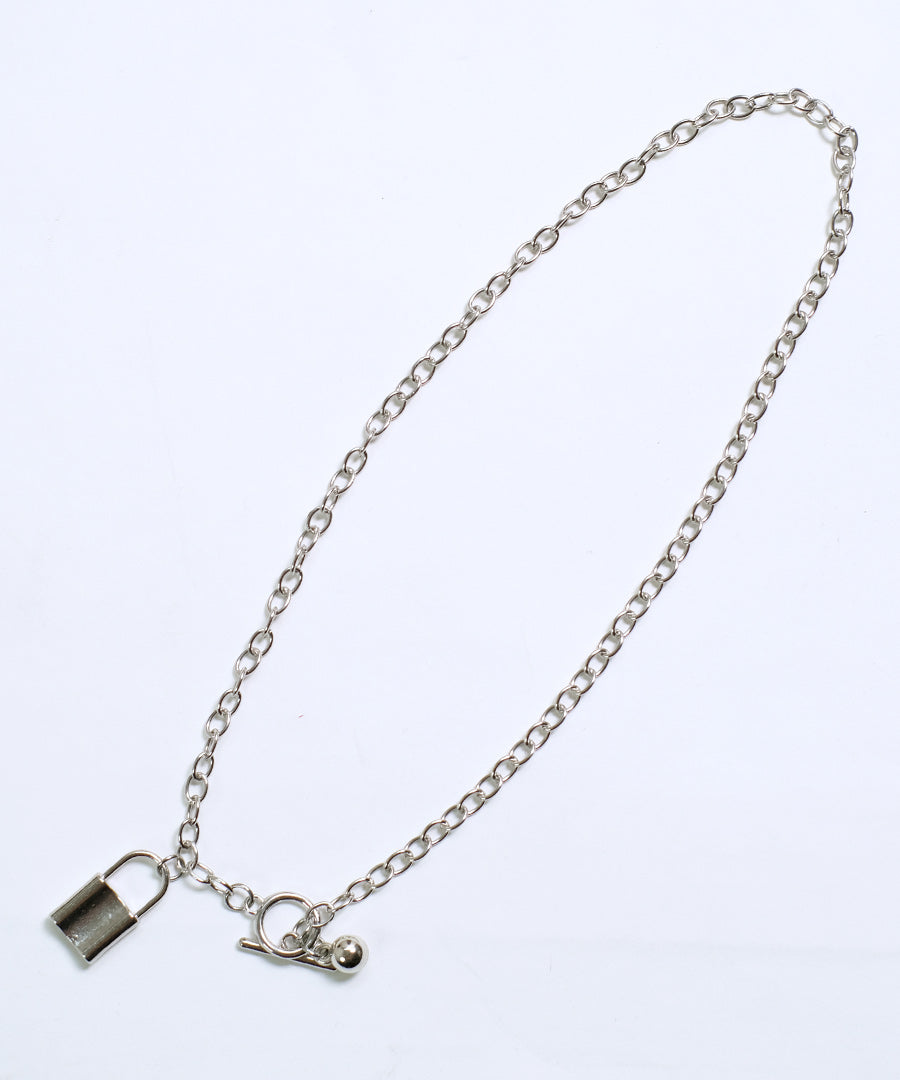 ショップニコニコ ShopNikoNiko 【金属アレルギー対応】サージカルステンレス316L ミニリボンネックレス ma 【即納】アクセサリー オケージョン ステンレス製 (シルバー) シルバー