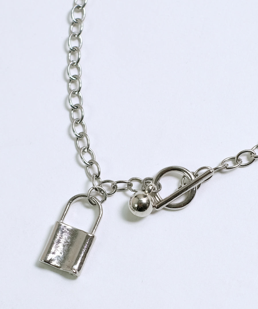 ショップニコニコ ShopNikoNiko 【金属アレルギー対応】サージカルステンレス316L ミニリボンネックレス ma 【即納】アクセサリー オケージョン ステンレス製 (シルバー) シルバー