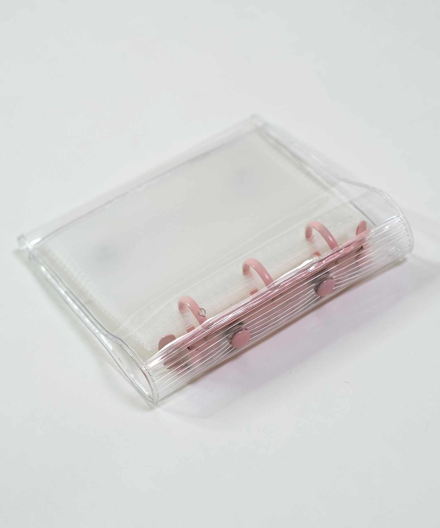 ショップニコニコ ShopNikoNiko リフィル10枚付 ミニサイズ クリアシール帳 ma シール手帳 バインダー シール交換 シール保管 A8サイズ 台紙付き 小学生 中学生 高校生 10代 20代 平成 平成レトロ (ピンク) ピンク