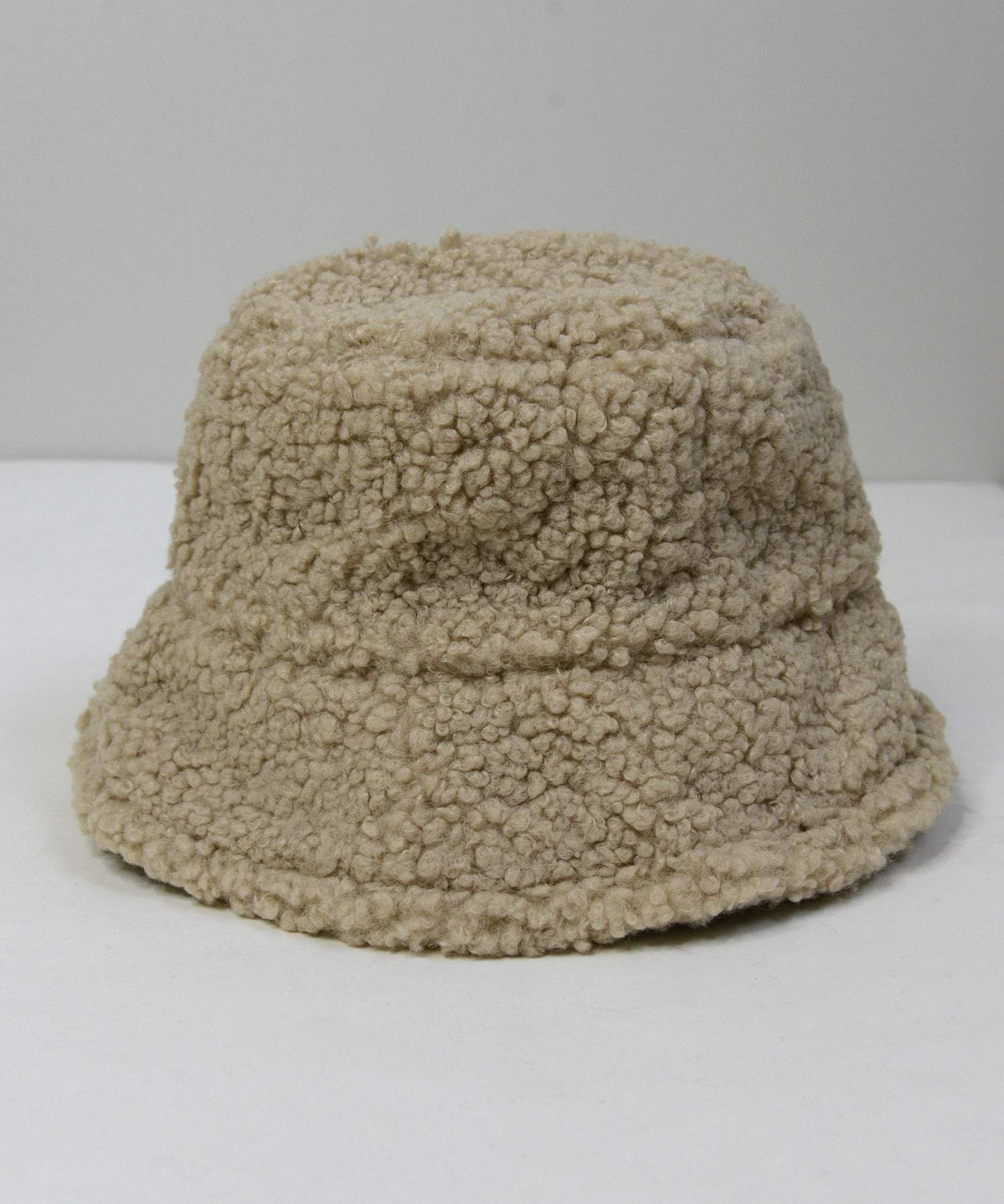 ShopNikoNiko Boa Bucket Hat 【Immediate Delivery】 Boa Fluffy Soft Bucket Hat Bukeha Hat Warm Autumn Winter Season Mood Like Cute Trend Korean