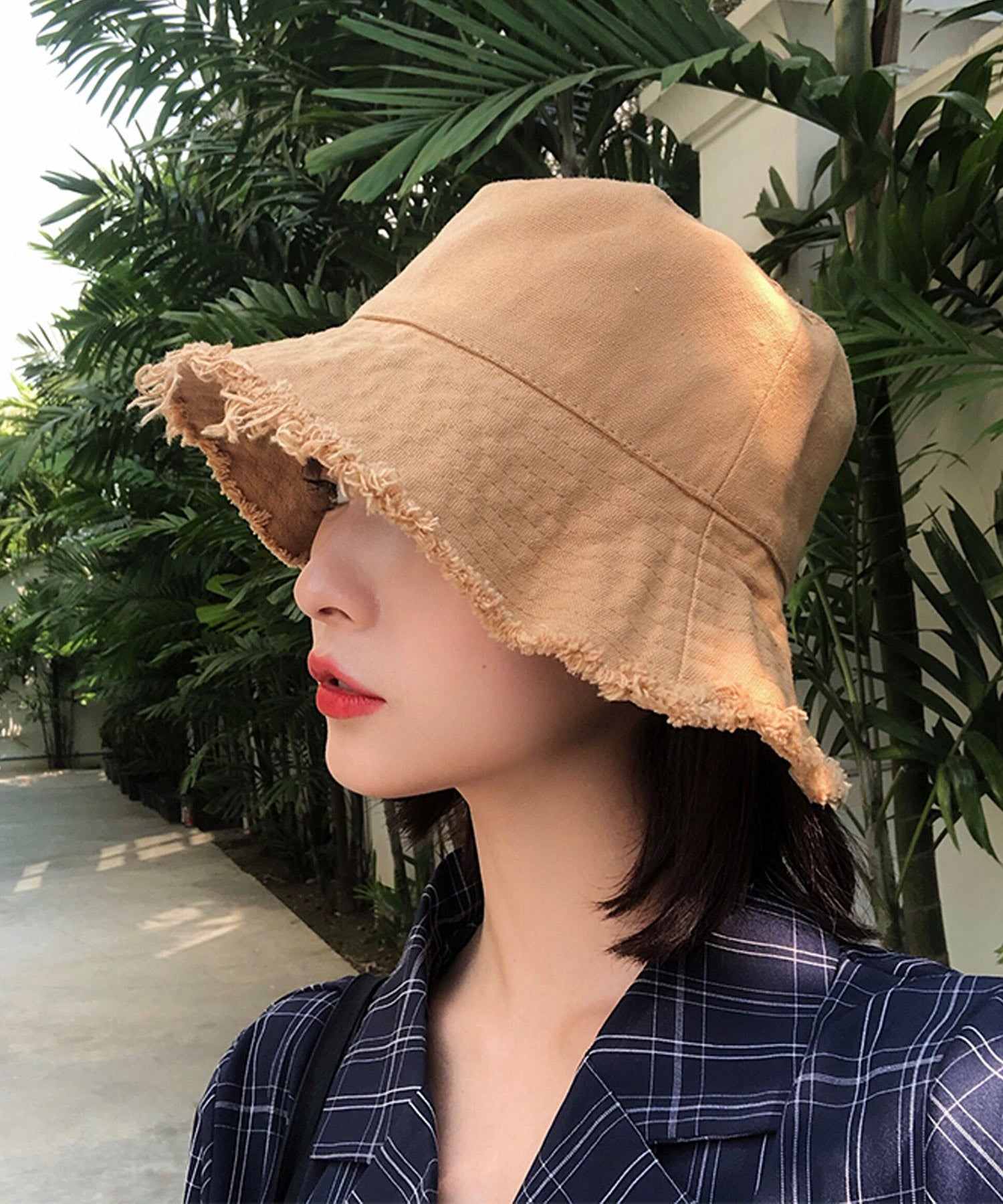 ShopNikoNiko Bucket Hat ma【Immediate Delivery】 Simple Bucket Hat Cap Trend  Ladies Korean Fashion Popular