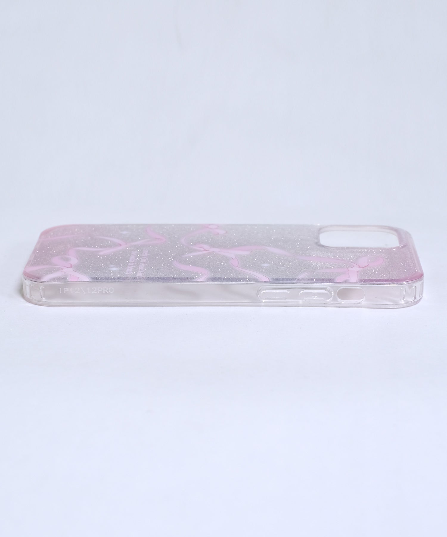 ショップニコニコ ShopNikoNiko ストラップ付 リボングリッター iPhone 15 14 スマホケース ma 【即納】バレエコア Y2K iPhoneケース 韓国スマホケース リボンリボン柄 (フリー) フリー