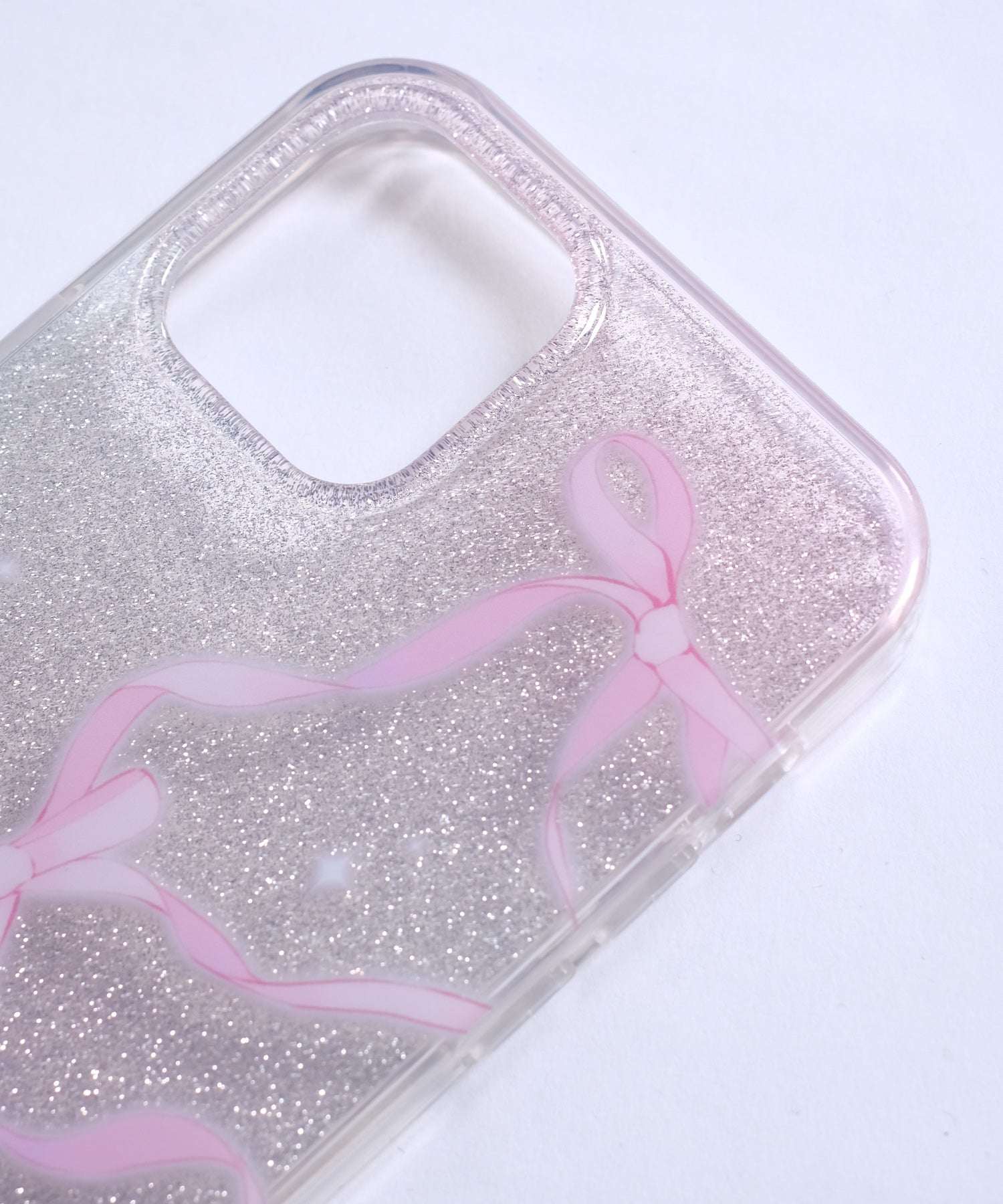 ショップニコニコ ShopNikoNiko ストラップ付 リボングリッター iPhone 15 14 スマホケース ma 【即納】バレエコア Y2K iPhoneケース 韓国スマホケース リボンリボン柄 (フリー) フリー