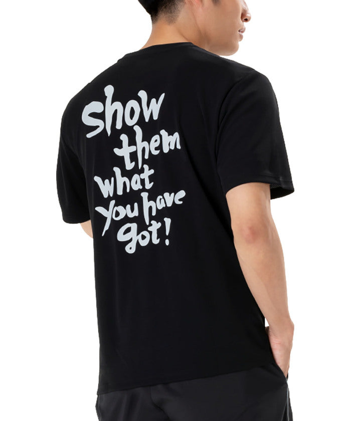 ニッタク Nittaku ニッタク Nittaku 卓球 バックプリントTシャツ NX2022 (09 ブルー) 09 ブルー