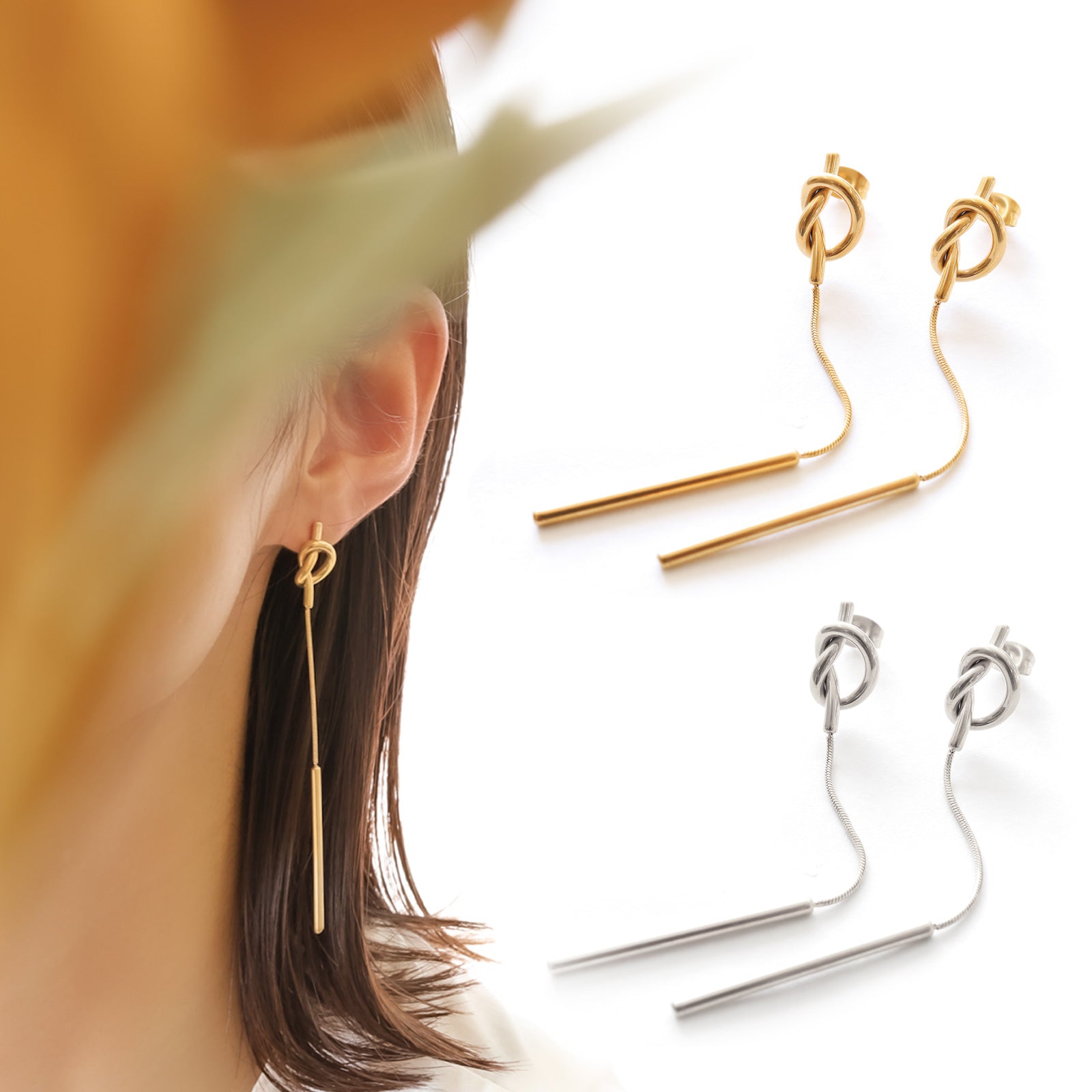 ノエルマーケット Noelmarket ピアス 金属アレルギー対応 つけっぱなし 18k シンプル 人気 上品 両耳用 パーティー レディース アクセサリー 女性 大人 彼女 誕生日 プレゼント おしゃれ (シルバー) シルバー