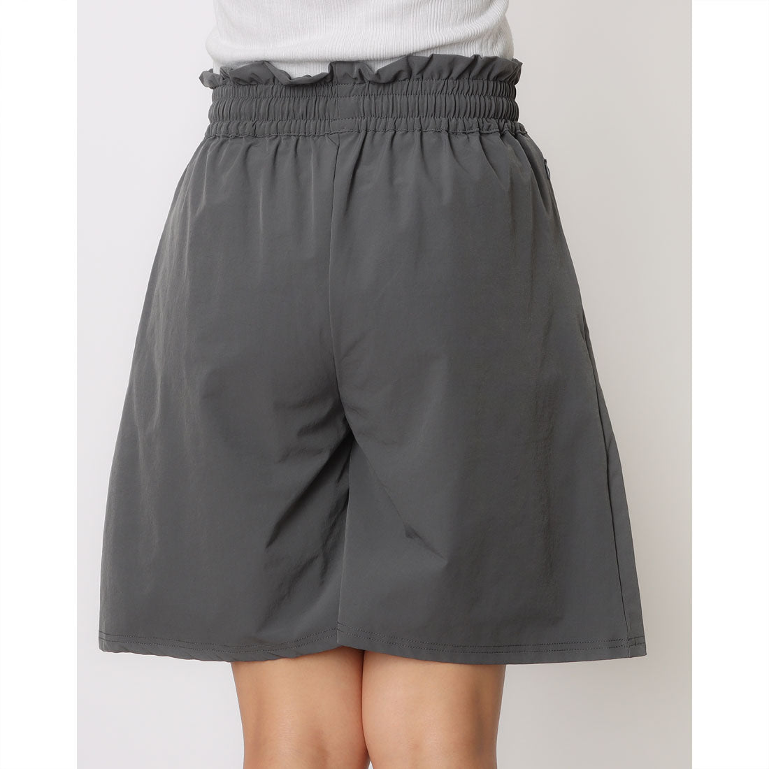 ナチュアンドダイアリー Nachu & Diary RG-05 ラッシュガード ウエストフリルハーフパンツ ラッシュガード (くすみピンク) くすみピンク