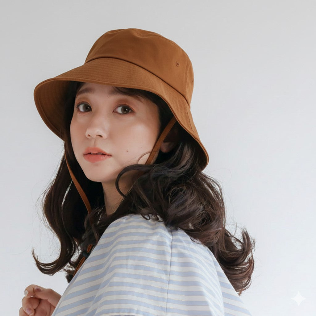 ナチュアンドダイアリー Nachu & Diary コンパクト収納バケットハット バケットハット (テラコッタ) テラコッタ