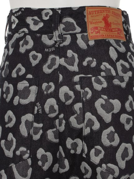 ワイドデニムパンツ