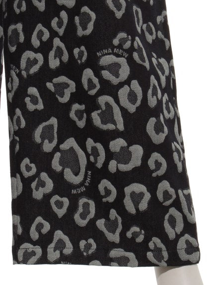 ワイドデニムパンツ