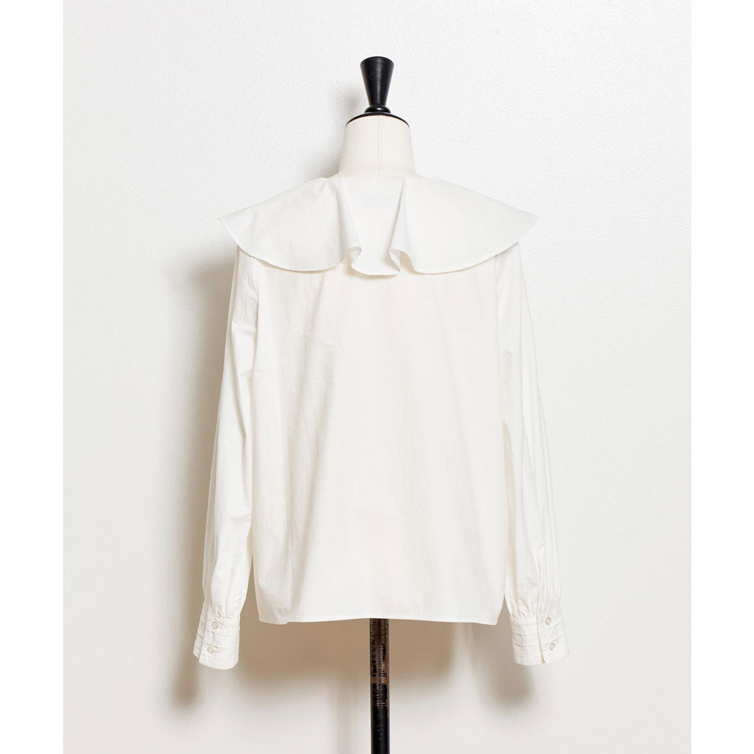 ノエラ Noela フリルタックブラウス (サックス) サックス