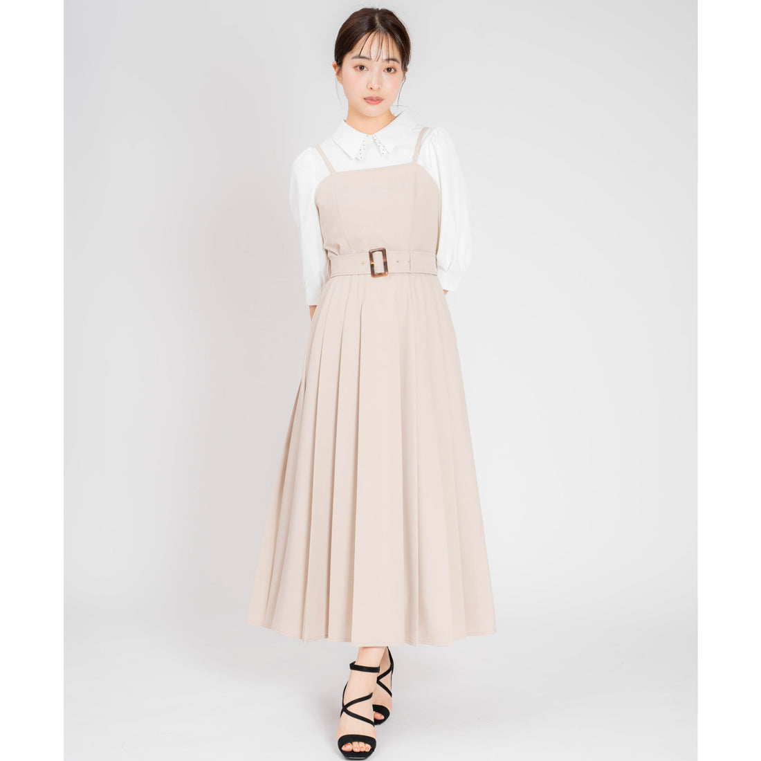 ノエラ Noela タックジャンスカ (ベージュ) ベージュ