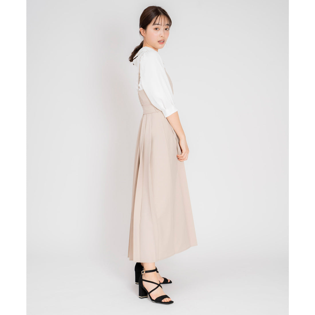 ノエラ Noela タックジャンスカ (ベージュ) ベージュ
