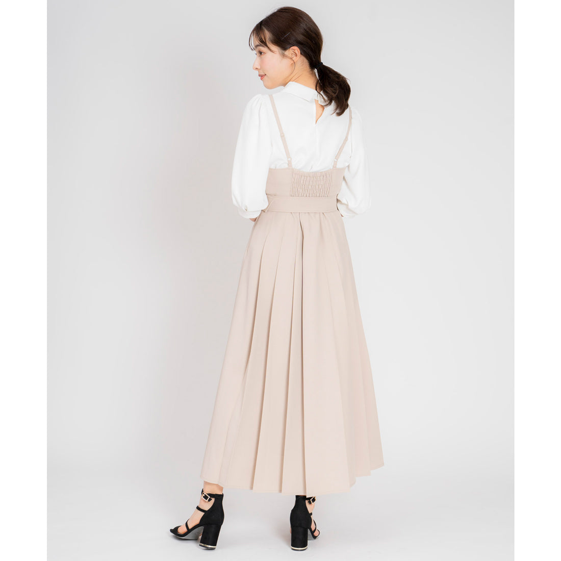 ノエラ Noela タックジャンスカ (ベージュ) ベージュ