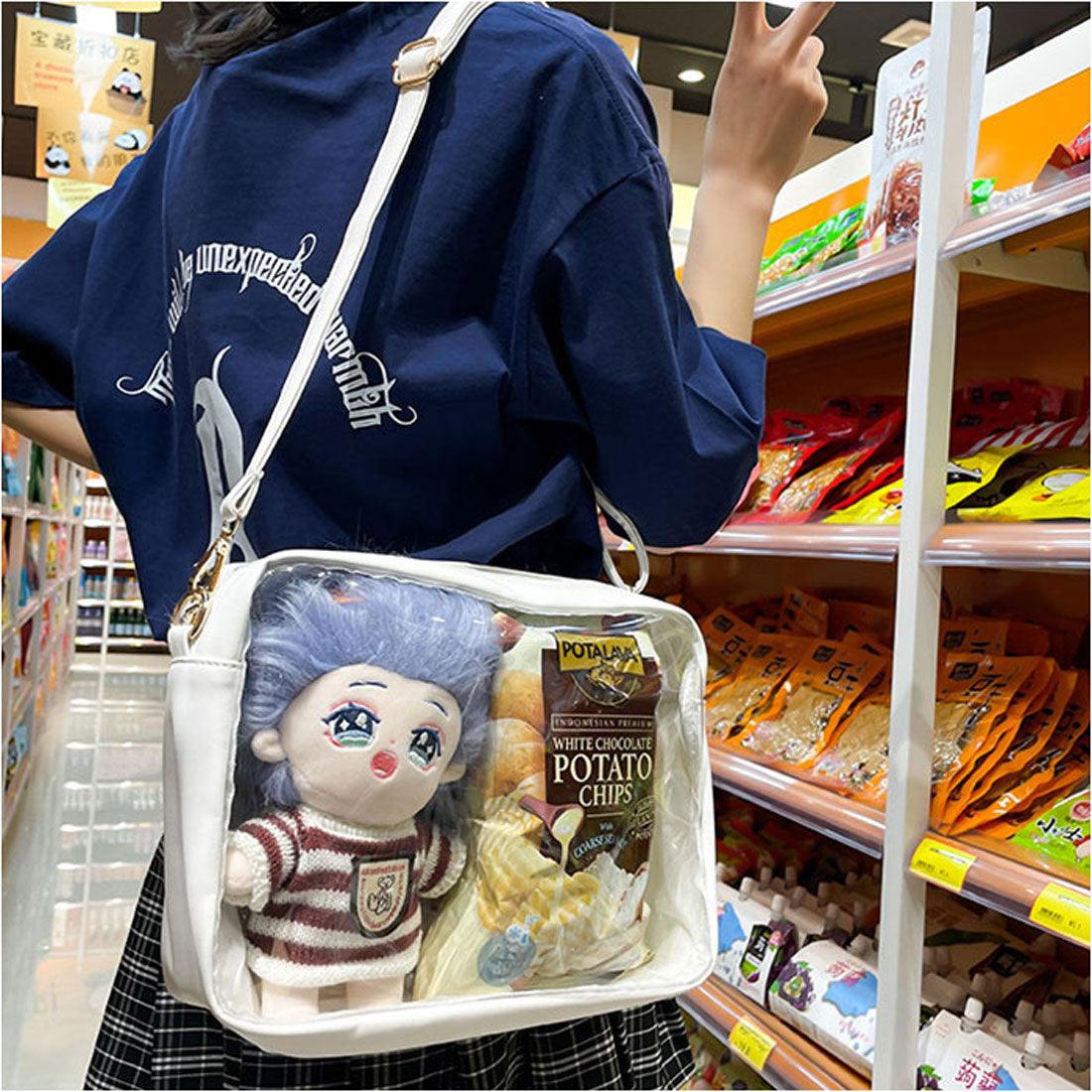 バックヤードファミリー BACKYARD FAMILY 痛バッグ ショルダーバッグ 推し活 大容量 (レッド) レッド