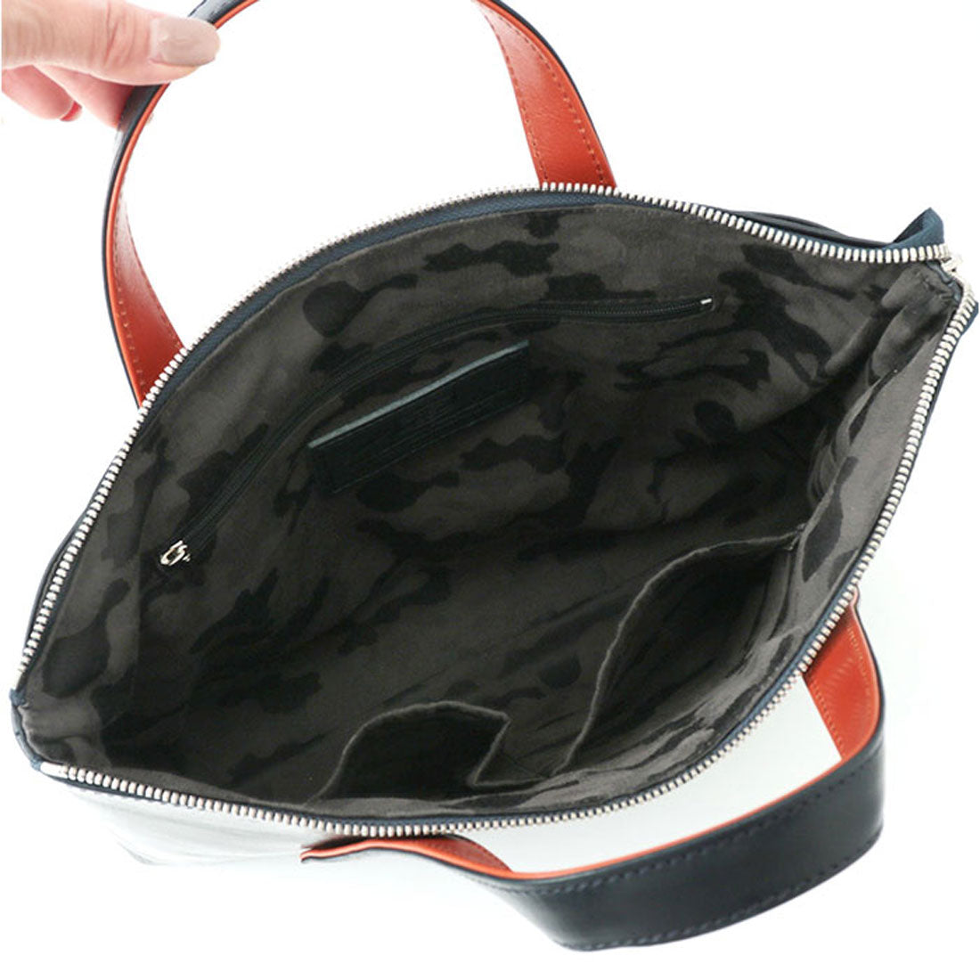 バックヤードファミリー BACKYARD FAMILY 2WAYオイルバケッタブリーフバッグ SOLATINA (ネイビー) ネイビー