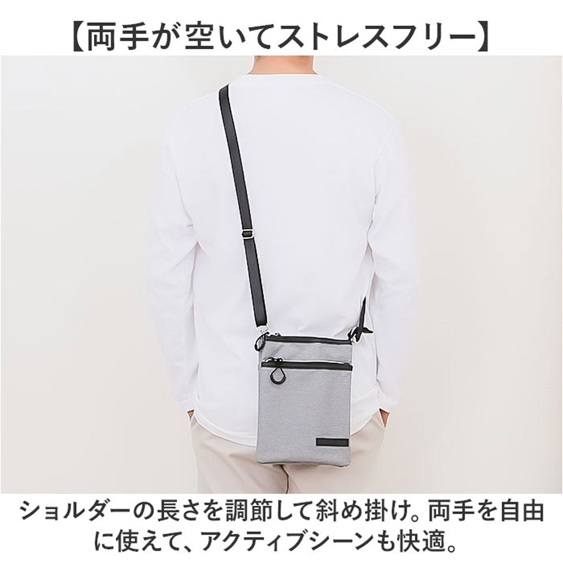 バックヤードファミリー BACKYARD FAMILY CUBIC CORE キュービックコア サコッシュ 1E30 (ネイビー) ネイビー