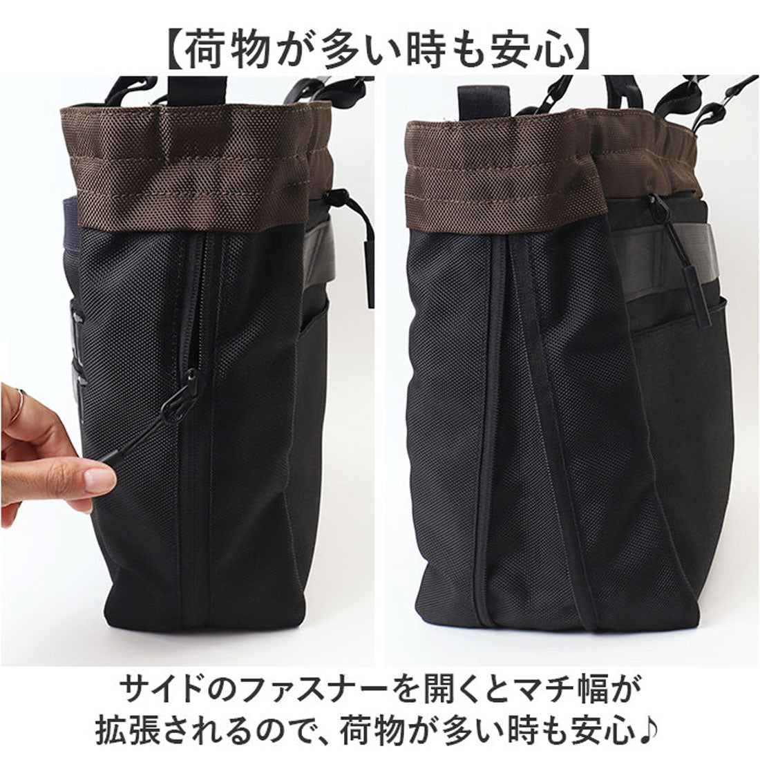 バックヤードファミリー BACKYARD FAMILY NAUTICA 2WAYバッグ (ブラック) ブラック