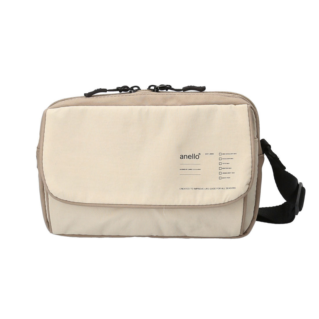 バックヤードファミリー BACKYARD FAMILY anello ガイド 多機能ショルダー (LBE.ライトベージュ) LBE.ライトベージュ