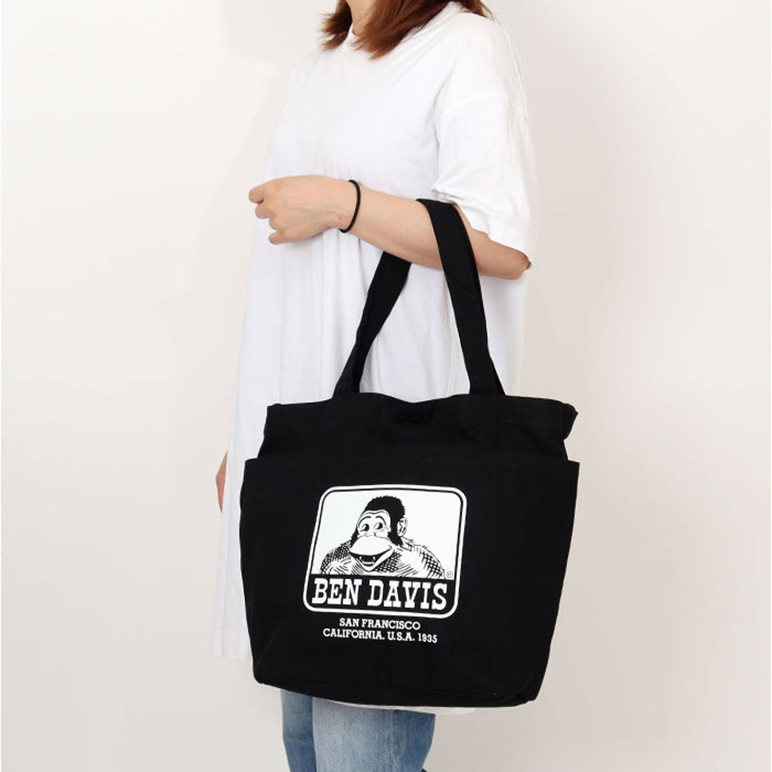 バックヤードファミリー BACKYARD FAMILY BEN DAVIS ベンデイビス POCKET2WAY TOTE (NATURAL) NATURAL