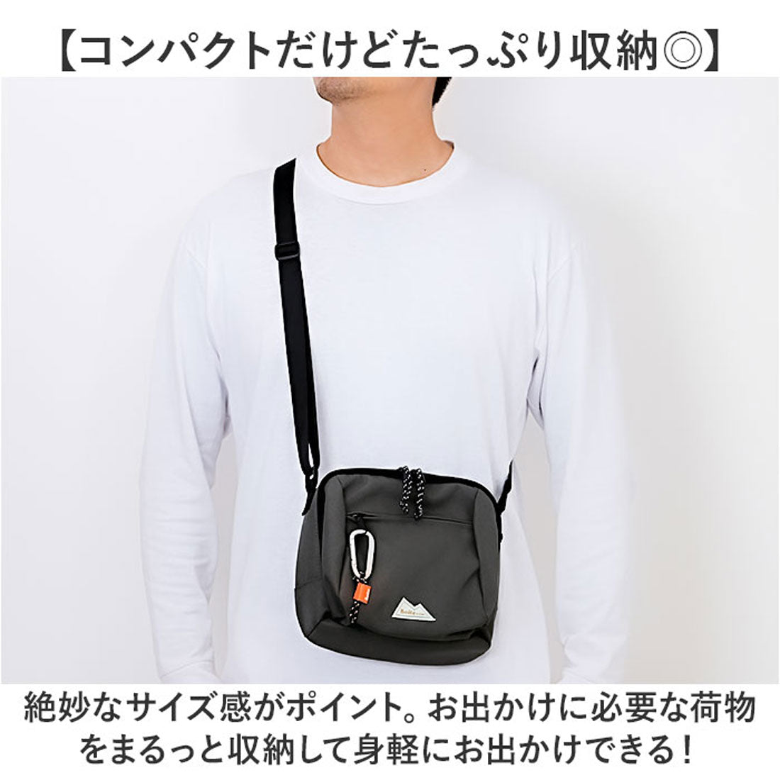 バックヤードファミリー BACKYARD FAMILY BOD仕切りミニショルダー (BK) BK