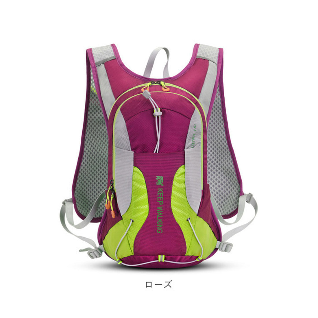 バックヤードファミリー BACKYARD FAMILY ランニングリュック 超軽量 15L lyrb10205 (レッド) レッド