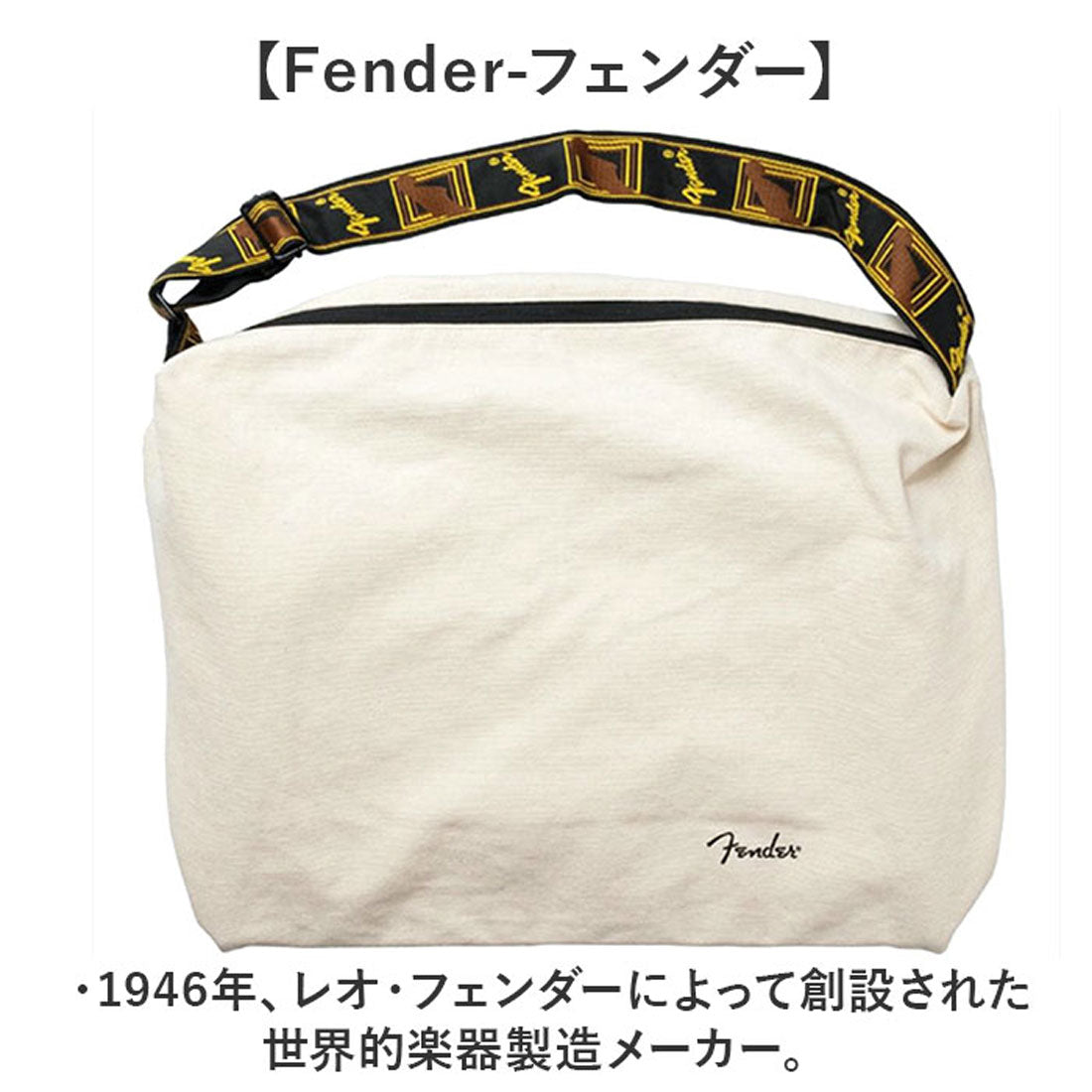 バックヤードファミリー BACKYARD FAMILY Fender ショルダーバッグ (BLACK) BLACK
