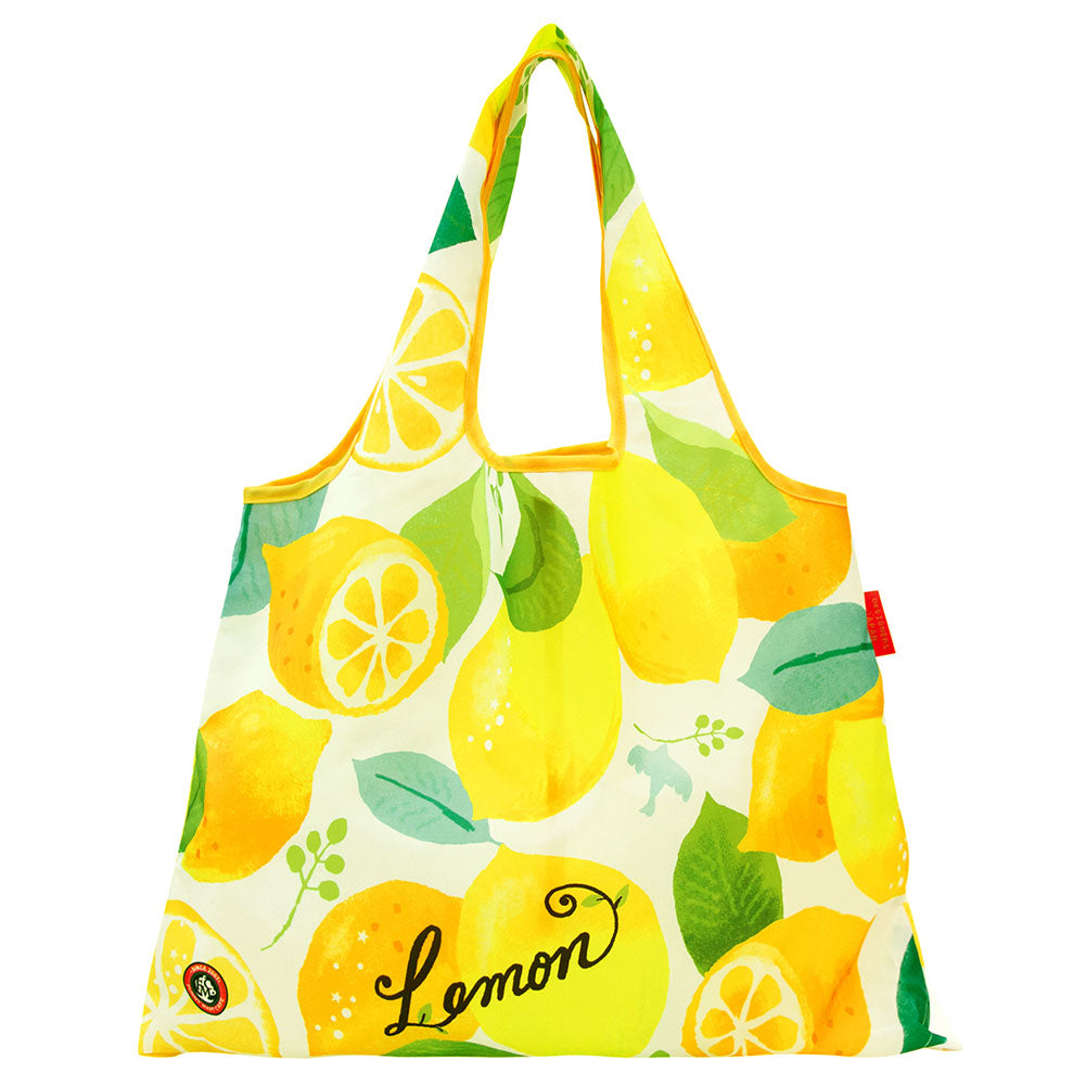 ノーブランド No Brand #DJQECOBAG デザイナーズコラボ ショッピングバック,Lemon