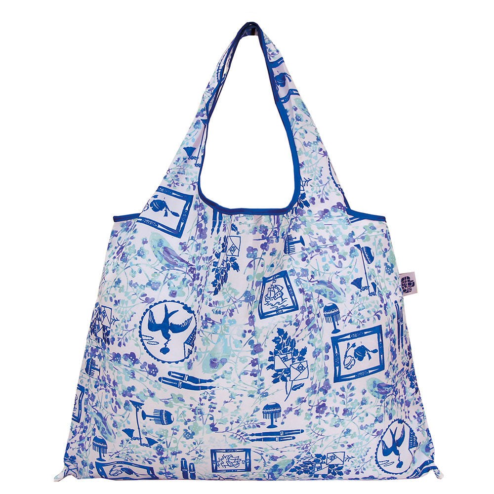 ノーブランド No Brand #DJQECOBAG デザイナーズコラボ ショッピングバック,私と小鳥と鈴と小花