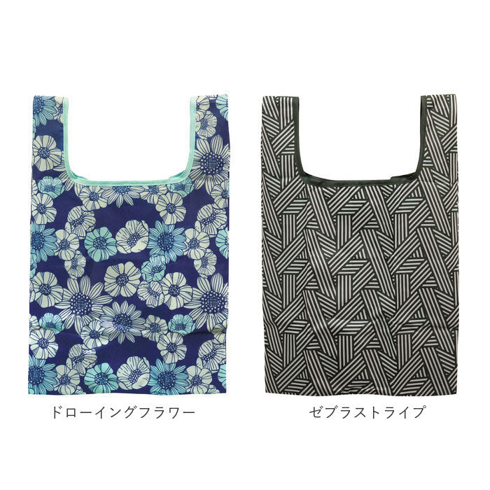 ノーブランド No Brand パターンエコバッグ スモール (ゼブラストライプ) ゼブラストライプ