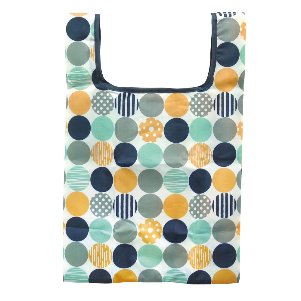 ノーブランド No Brand パターンエコバッグ スモール (幾何学ドット) 幾何学ドット