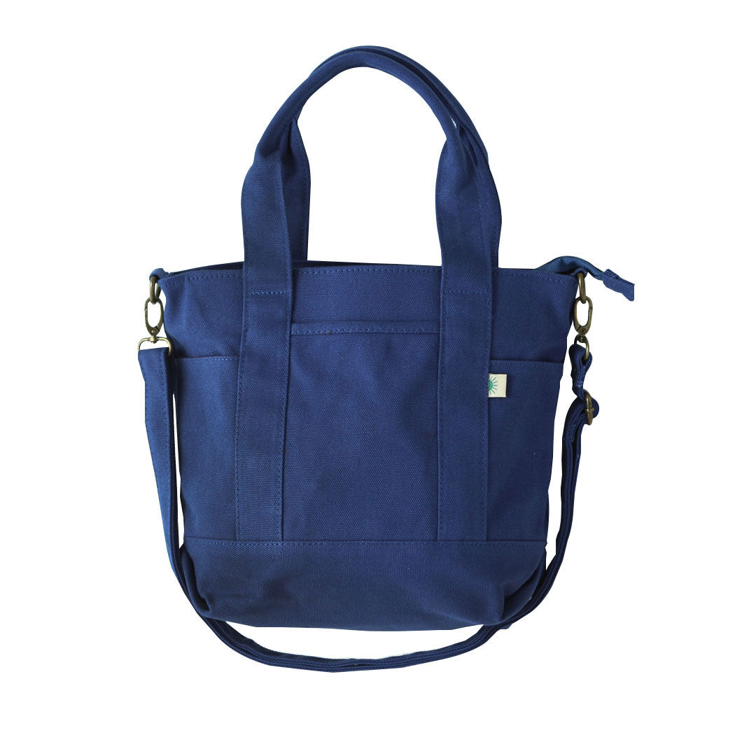 ノーブランド No Brand アドナインス AddNinth #SFA-0117S カラーキャンバス 2WAYトート,NV.ネイビー