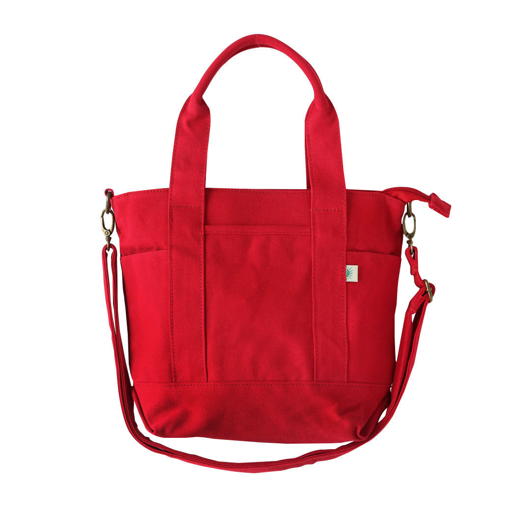 ノーブランド No Brand アドナインス AddNinth #SFA-0117S カラーキャンバス 2WAYトート,RD.レッド